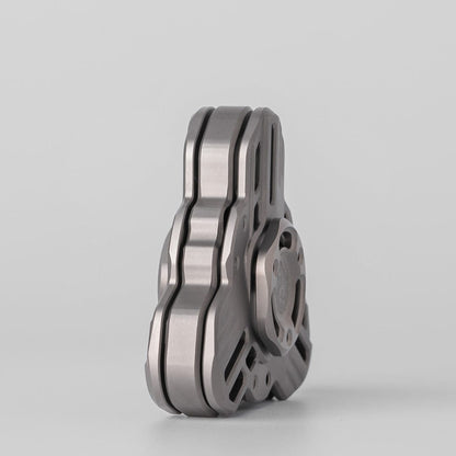 Fidget Spinner – KTS Tri Linkage Spinner | Titanium Zirconium CNC EDC