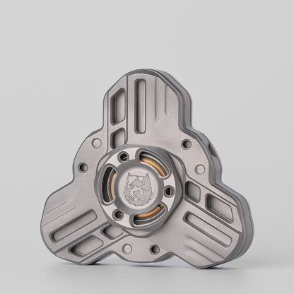 Fidget Spinner – KTS Tri Linkage Spinner | Titanium Zirconium CNC EDC