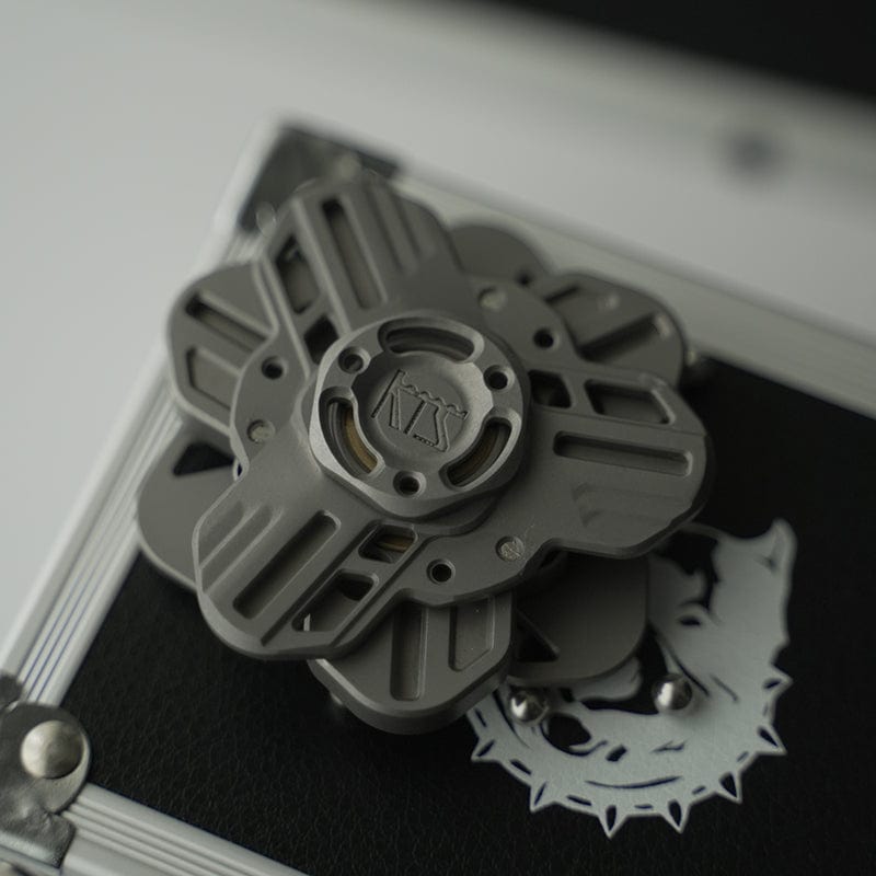 Fidget Spinner – KTS Tri Linkage Spinner | Titanium Zirconium CNC EDC