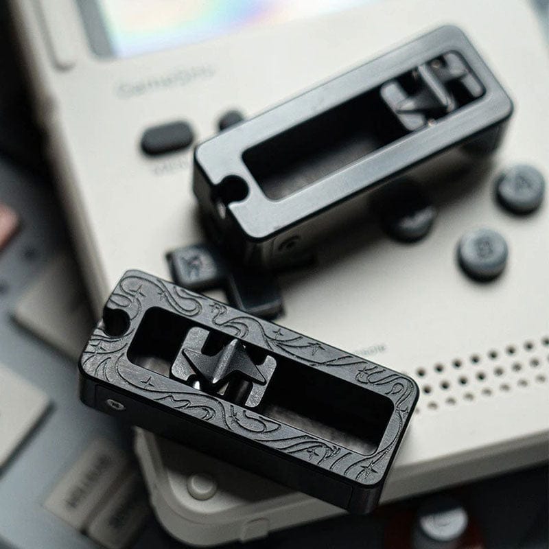 Mechanical Slider – L7 EDC Crunchy Shark | Zirconium EDC Push Slider Tactile Fidget