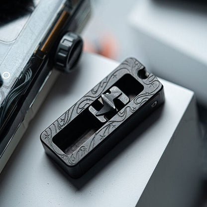 Mechanical Slider – L7 EDC Crunchy Shark | Zirconium EDC Push Slider Tactile Fidget