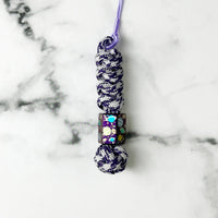 Planet Artwork / Hexagonal Bead + Woven Cord