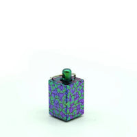 Camouflage / Large Square Bead + Center Post
