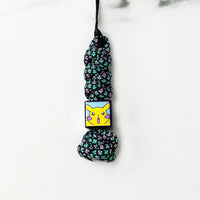 Pikachu Small Square Bead + Woven Cord