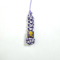 Lightning Pikachu Small Square Bead + Woven Cord