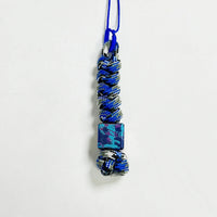 Small Square Bead + Woven Cord