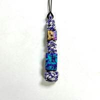 Small + Large Square Beads + Woven Cord