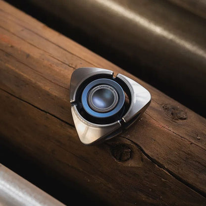 Hand Spinner – LAUTIE Bit-04 Tri | Titanium Zirconium EDC Fidget Spinner