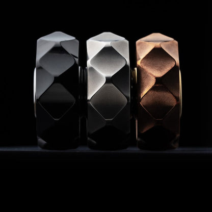Tactile Spinner – LAUTIE Bit-05 | Titanium Zirconium Copper Brass EDC Fidget Spinner