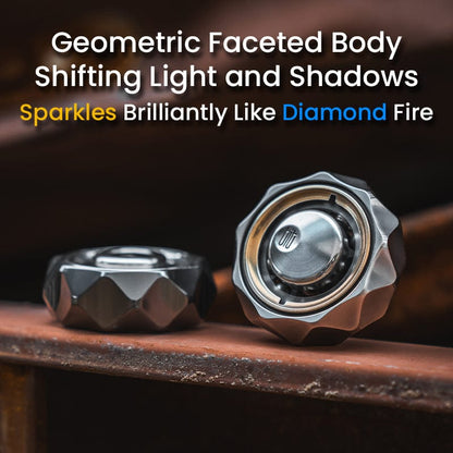 Tactile Spinner – LAUTIE Bit-05 | Titanium Zirconium Copper Brass EDC Fidget Spinner