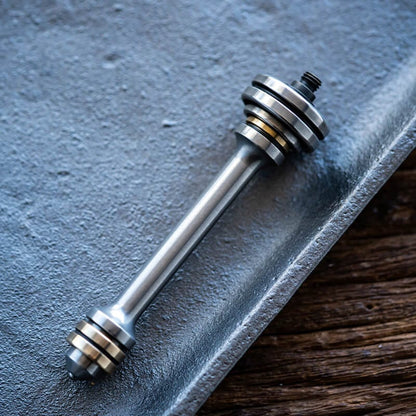 Tactile Spinner – LAUTIE Bit-05 | Titanium Zirconium Copper Brass EDC Fidget Spinner