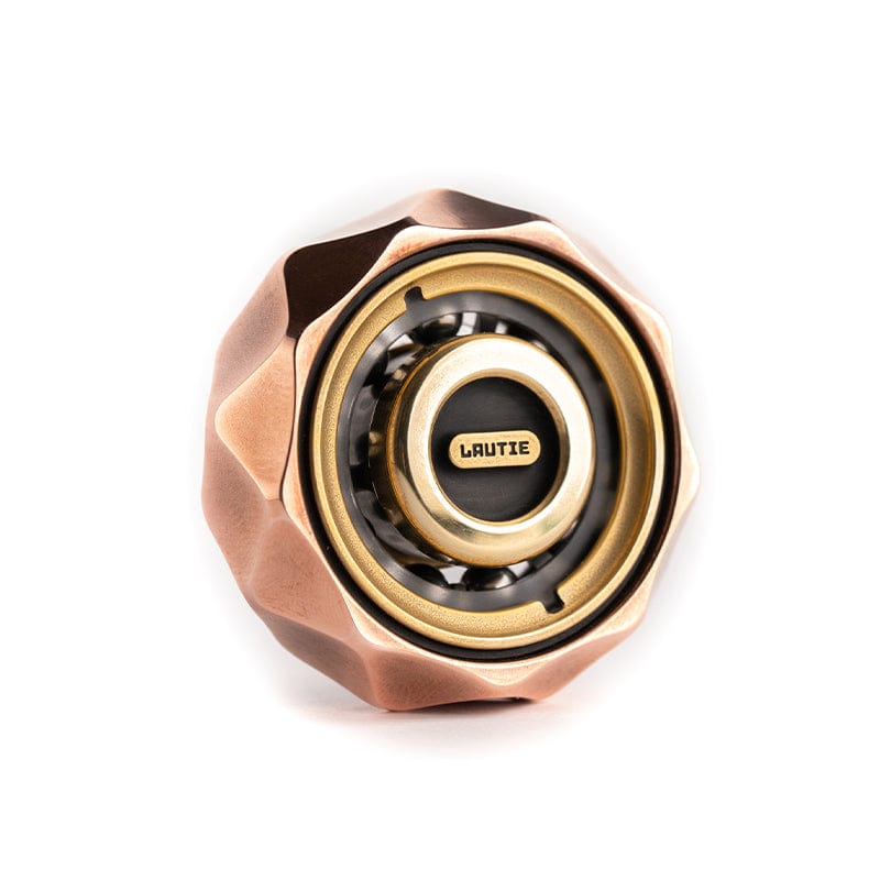 Tactile Spinner – LAUTIE Bit-05 | Titanium Zirconium Copper Brass EDC Fidget Spinner