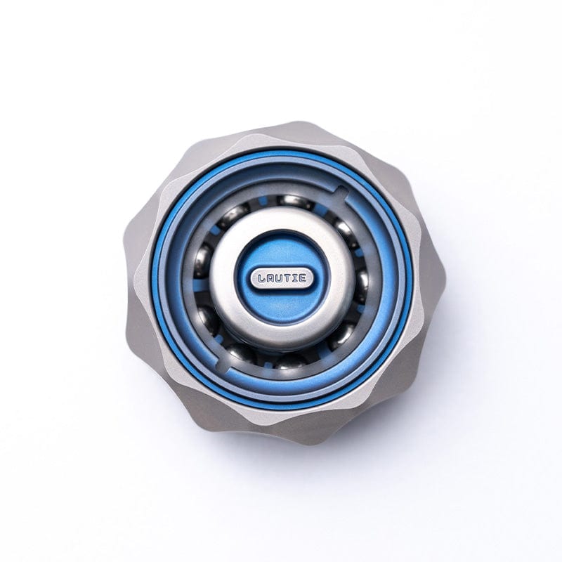 Tactile Spinner – LAUTIE Bit-05 | Titanium Zirconium Copper Brass EDC Fidget Spinner