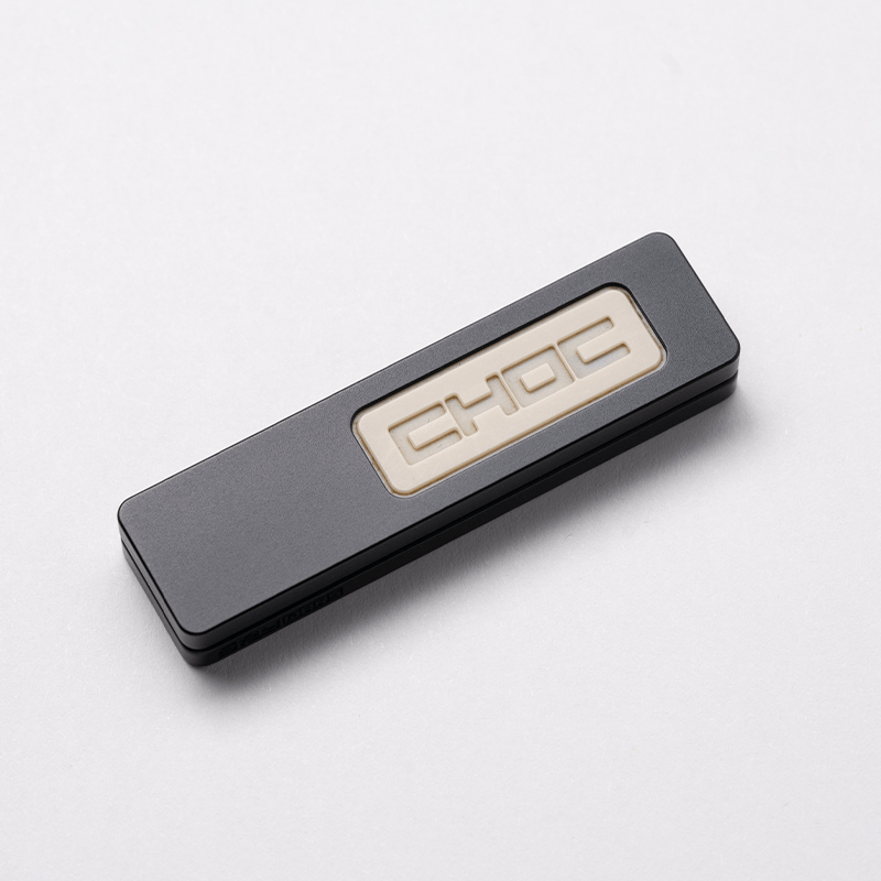 Mechanical Fidget Slider – LAUTIE Choc | Titanium Zirconium PEEK EDC Push Slider