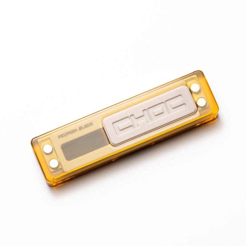 Mechanical Fidget Slider – LAUTIE Choc | Titanium Zirconium PEEK EDC Push Slider