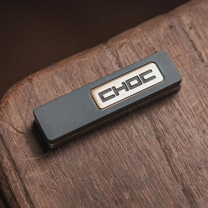 Mechanical Fidget Slider – LAUTIE Choc | Titanium Zirconium PEEK EDC Push Slider
