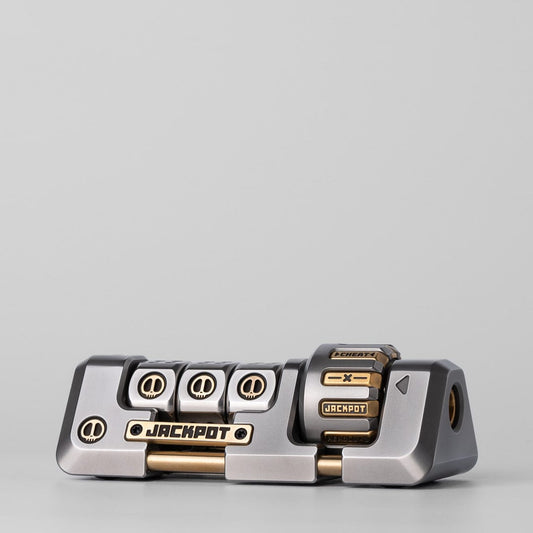 Mechanical Slider – LAUTIE JACKPOT 2.0 | Stainless Steel Zirconium Brass EDC Push Slider