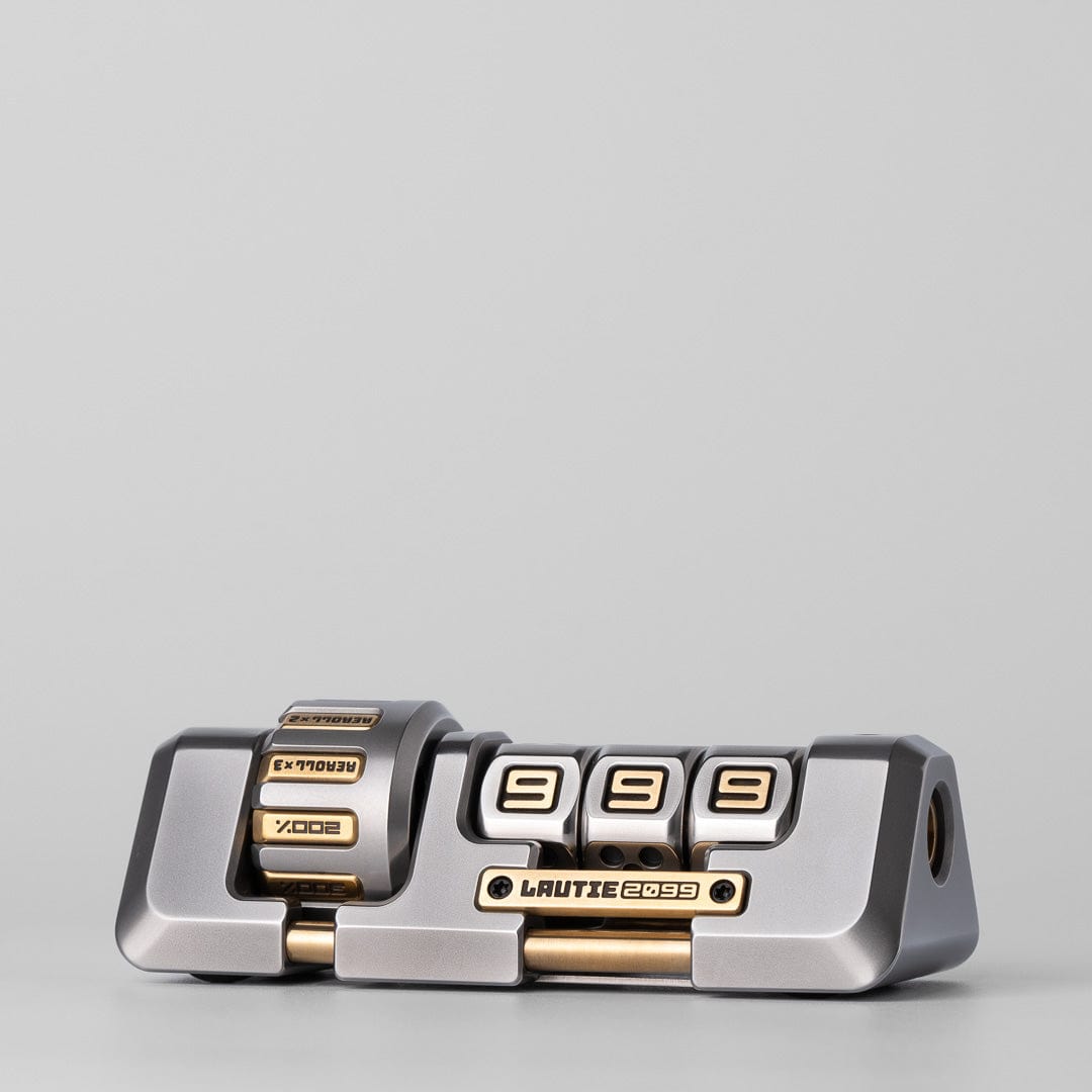 Mechanical Slider – LAUTIE JACKPOT 2.0 | Stainless Steel Zirconium Brass EDC Push Slider