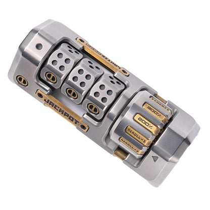 Mechanical Slider – LAUTIE JACKPOT 2.0 | Stainless Steel Zirconium Brass EDC Push Slider
