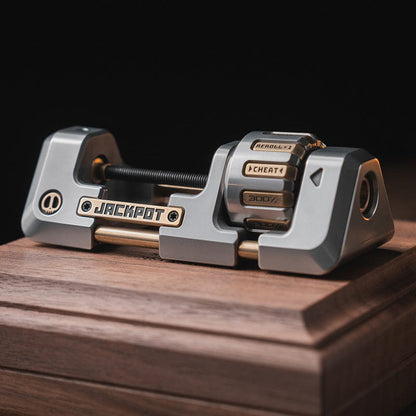 Mechanical Slider – LAUTIE JACKPOT 2.0 | Stainless Steel Zirconium Brass EDC Push Slider