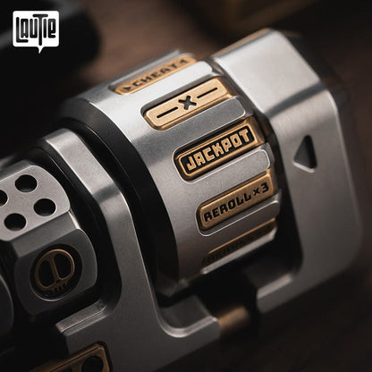 Mechanical Slider – LAUTIE JACKPOT 2.0 | Stainless Steel Zirconium Brass EDC Push Slider