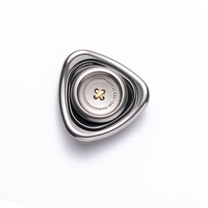 Fidget Spinner EDC – LAUTIE Roc OG | Titanium Zirconium Stainless Steel Precision Spinner