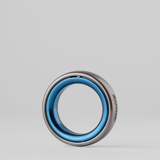 Gyroscope Toy – LAUTIE Mechanic-I Slim | Aluminum Titanium Zirconium Ring Spinner