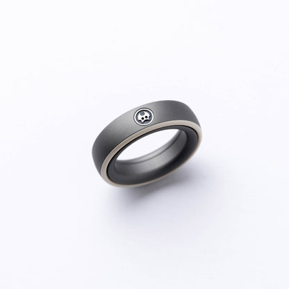 Gyroscope Toy – LAUTIE Mechanic-I Slim | Aluminum Titanium Zirconium Ring Spinner
