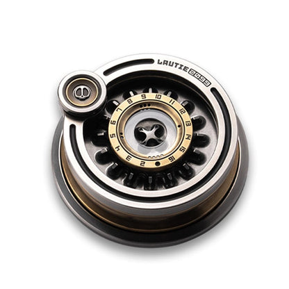 Tactile Slider – LAUTIE Mega | Brass Zirconium Stainless Steel EDC Push Slider