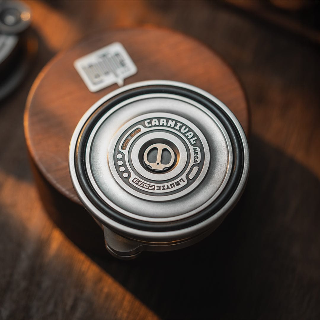Tactile Slider – LAUTIE Mega | Brass Zirconium Stainless Steel EDC Push Slider