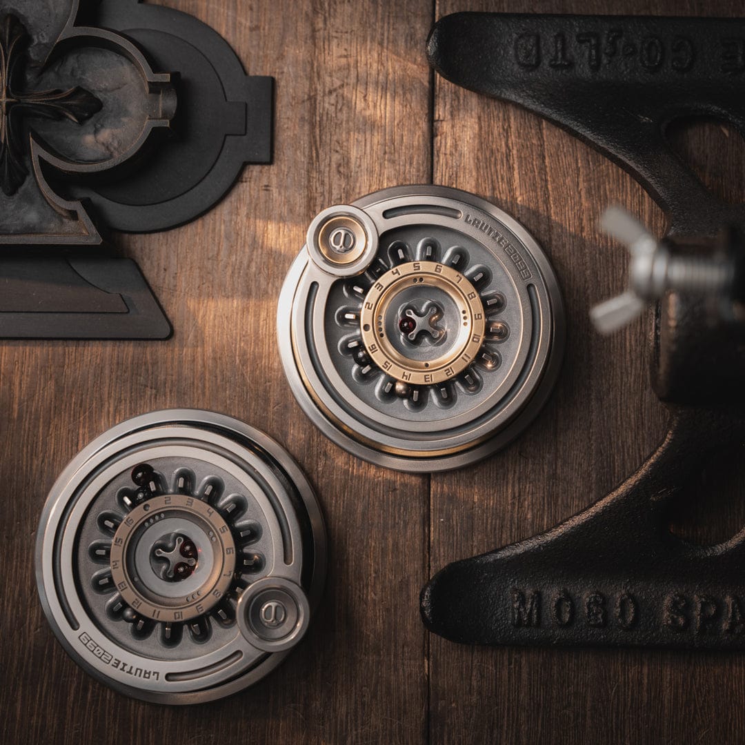 Tactile Slider – LAUTIE Mega | Brass Zirconium Stainless Steel EDC Push Slider
