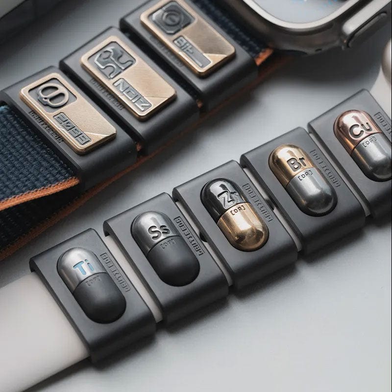 EDC Clip – LAUTIE Molle Clip Gen 2 Dopamine | Titanium Zirconium Brass Copper Watch Strap Accessory