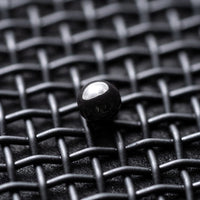 Black Ceramic Bead (3pcs)