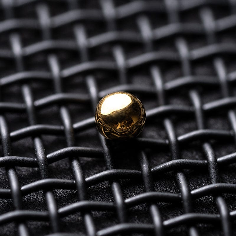 Spinning Top – LAUTIE Carnival Nano | CuNi Brass Zirconium Titanium 18K Gold EDC Spinner