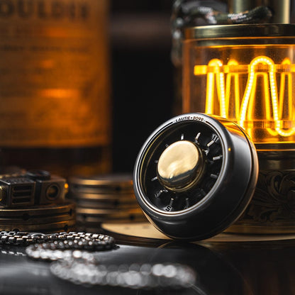 Spinning Top – LAUTIE Carnival Nano | CuNi Brass Zirconium Titanium 18K Gold EDC Spinner