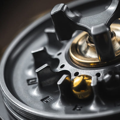 Spinning Top – LAUTIE Carnival Nano | CuNi Brass Zirconium Titanium 18K Gold EDC Spinner