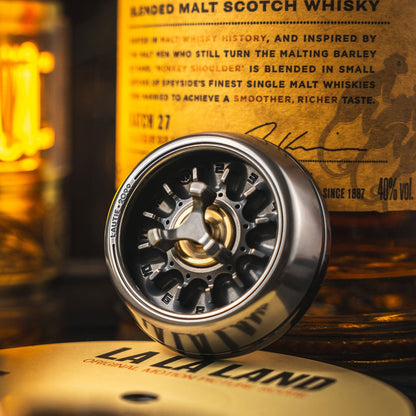 Spinning Top – LAUTIE Carnival Nano | CuNi Brass Zirconium Titanium 18K Gold EDC Spinner