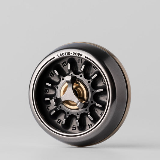 Spinning Top – LAUTIE Carnival Nano | CuNi Brass Zirconium Titanium 18K Gold EDC Spinner