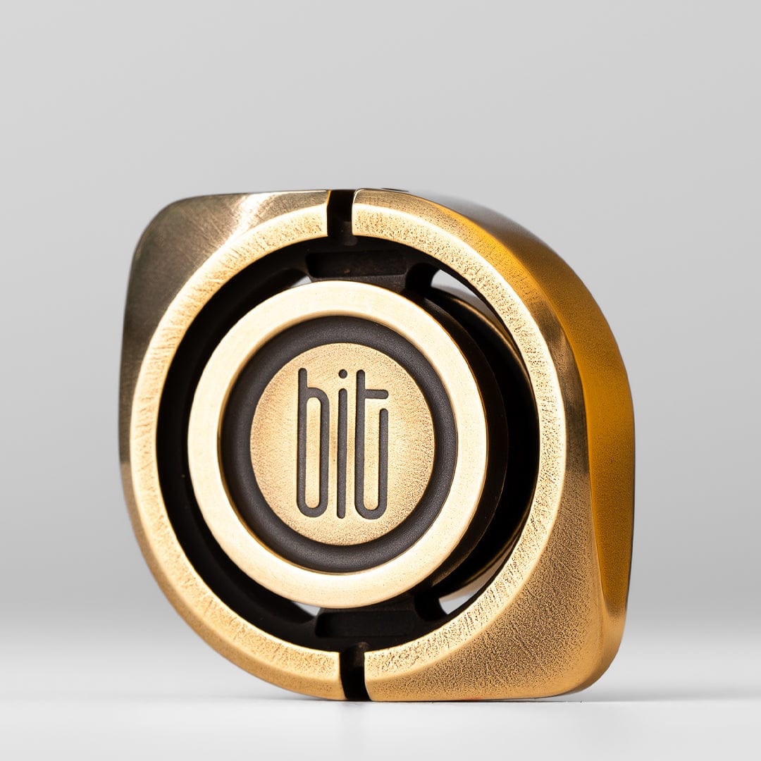 Gyroscope Toy – LAUTIE Bit-04 | Zirconium Titanium Brass Steel EDC Fidget Spinner