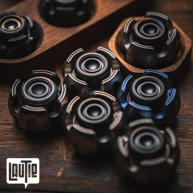 EDC Spinner – LAUTIE Noiz | Titanium Stainless Steel Aluminum Gyroscope Fidget