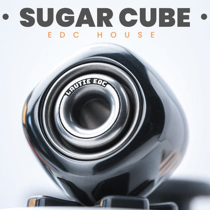 Fidget Pendant Spinner – LAUTIE Sugar Cube | EDC Lanyard Bead Copper Zirconium