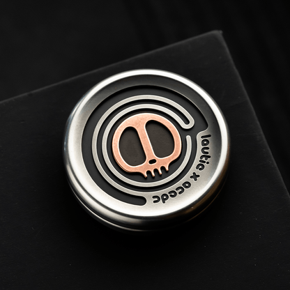 Tactile Coin – LAUTIE Devil's Milk Cap | Zircuti Copper Superconductor Haptic EDC