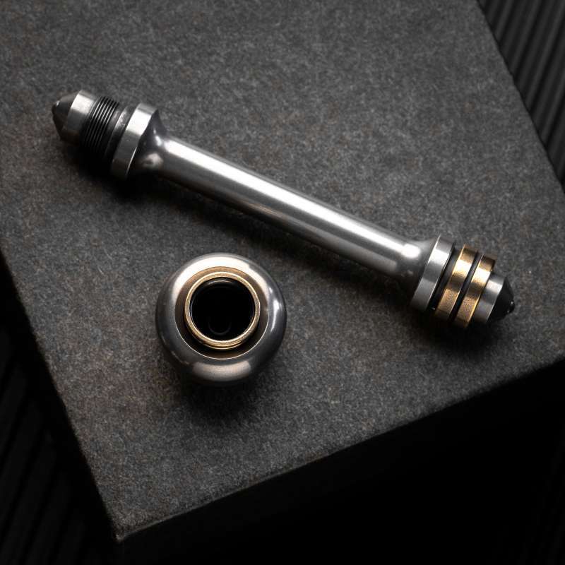 Push Slider – LAUTIE NoizC-Nano | PEI Stainless Steel Brass Titanium EDC Fidget Slider