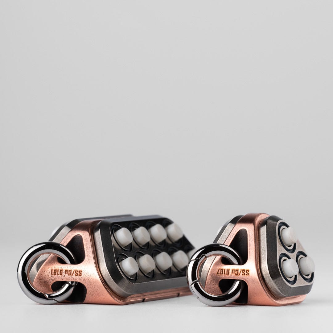 EDC Bead – LAUTIE Beetle Crash & Strawberry Crash | Zirconium Stainless Steel Copper Lanyard Pendant