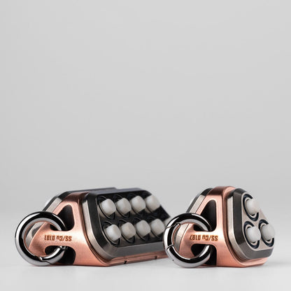 EDC Bead – LAUTIE Beetle Crash & Strawberry Crash | Zirconium Stainless Steel Copper Lanyard Pendant