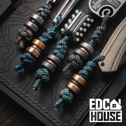 EDC Lanyard Bead – LAUTIE Resistor | Modular Paracord Bead Titanium Zircuti Superconductor