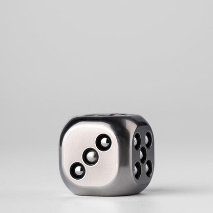EDC Pendant – LAUTIE Warrior Monk Metal Dice | Stainless Steel Zirconium Copper Titanium