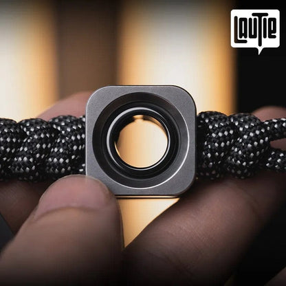 EDC Lanyard Bead – LAUTIE Wormhole Pendant | Titanium Zircuti Copper