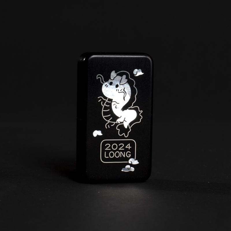 Haptic Slider – Liaoliao EDC Mu Linglong | African Blackwood Jade Mother of Pearl