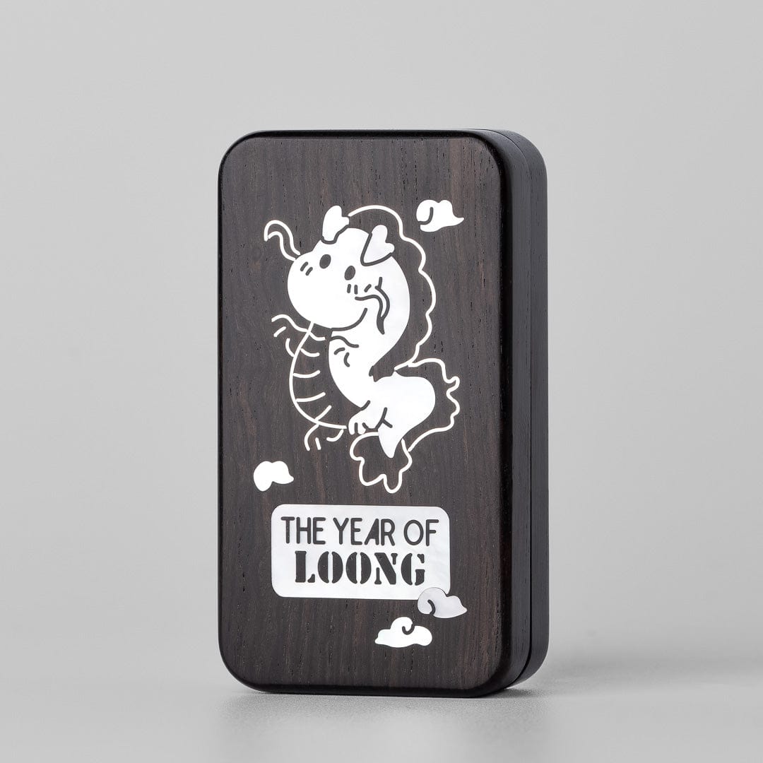 Haptic Slider – Liaoliao EDC Mu Linglong | African Blackwood Jade Mother of Pearl